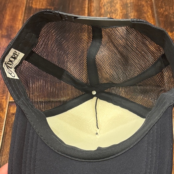 Adore Navy Trucker Hat - Picture 5 of 5